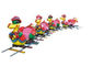 Large Capacity Outdoor Riding Train Set , Kids Ride On Toy Train With Tracks